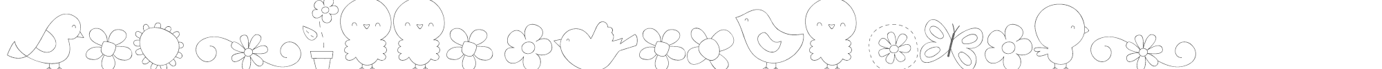 MTF Sweet Nature Dings MTF Sweet Nature Dings.ttf font preview